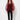 waisted organza overlay crimson — front