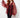 waisted organza overlay crimson — side