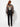 waisted organza overlay black — back