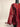 waisted organza overlay crimson