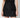 envelope skirt black — pocket detail
