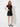 envelope skirt black — side