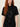 Black Velvet Sequin Top – sequin scallop detail