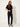 Black Velvet Sequin Top – three-quarter view