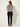 Green and White Linen Top – back view