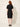 Sorea Black Dress – back view
