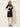 Sorea Black Dress – three-quarter view