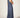 RM2000 pleated halter dress, slate blue - back view