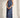 RM2000 pleated halter dress, slate blue - front view
