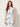 Blue HM Dress – botanical print detail