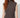 Brown Lady Dress – turtleneck and waist drape detail