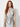 Gray T Tafteh Dress – shawl collar and belt detail