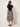 Zebra Pleated Skirt – back view