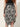 Zebra Pleated Skirt – waistband and belt detail