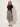 Zebra Pleated Skirt – front view