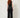 SR250 black satin jumpsuit back - plain back with center zipper