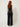 SR250 black satin jumpsuit back - plain back with center zipper