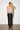 Blue Scarlet Corset — back view on model showing the pale-blue satin ribbon lace-up with silver eyelets