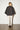 SR446 black cape jacket with metallic copper U-pattern — back view