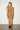 Lona Ochre Abron Dress — back view on model showing the center-back zip
