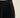Black Front-Pleat Wide-Leg Pants - pleat detail view