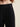 Black Front-Pleat Wide-Leg Pants - pleat detail view