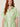 Light Green Belted Shirt Tunic - collar and belt detail