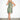 Lona Gray Abron Dress — front view on model showing the floral brocade and shift silhouette