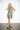 Lona Gray Abron Dress — front view on model showing the floral brocade and shift silhouette