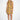 Lona Ochre Abron Dress — front view on model showing the floral brocade and shift silhouette