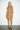 Lona Ochre Abron Dress — front view on model showing the floral brocade and shift silhouette