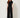 Black Front-Pleat Wide-Leg Pants - model front view