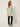 Light Green Belted Shirt Tunic - model side view