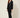 Scallop Jacquard Coat Black - model side