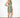 Lona Gray Abron Dress — three-quarter view on model showing the sleeveless cut