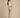 Kaira Beige Crinkle Jacket - model side view, cream top