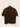 Brown Stand-Collar Short-Sleeve Blouse - real photo back