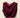 Burgundy Satin Cowl-Neck Top - real photo back
