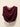 Burgundy Satin Cowl-Neck Top - real photo back