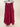 delsha magenta - Red Tie-Belt Maxi Skirt, front view