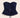 Guipure Illusion Top Navy