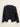 Scallop Jacquard Coat Black - real front