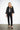 013445 Elsa Black Moth Coat — front