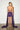 SR439 Purple Tafteh Top and Skirt Set — back