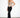 BY064 Cream & Blue Termeh Corset — three-quarter