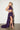 SR439 Purple Tafteh Top and Skirt Set — three-quarter